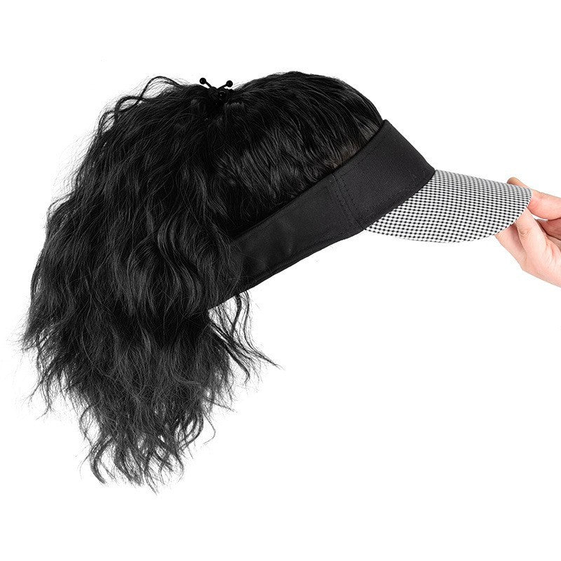 Women's Wool Curly Hair Chemical Fiber Baseball Other Wig