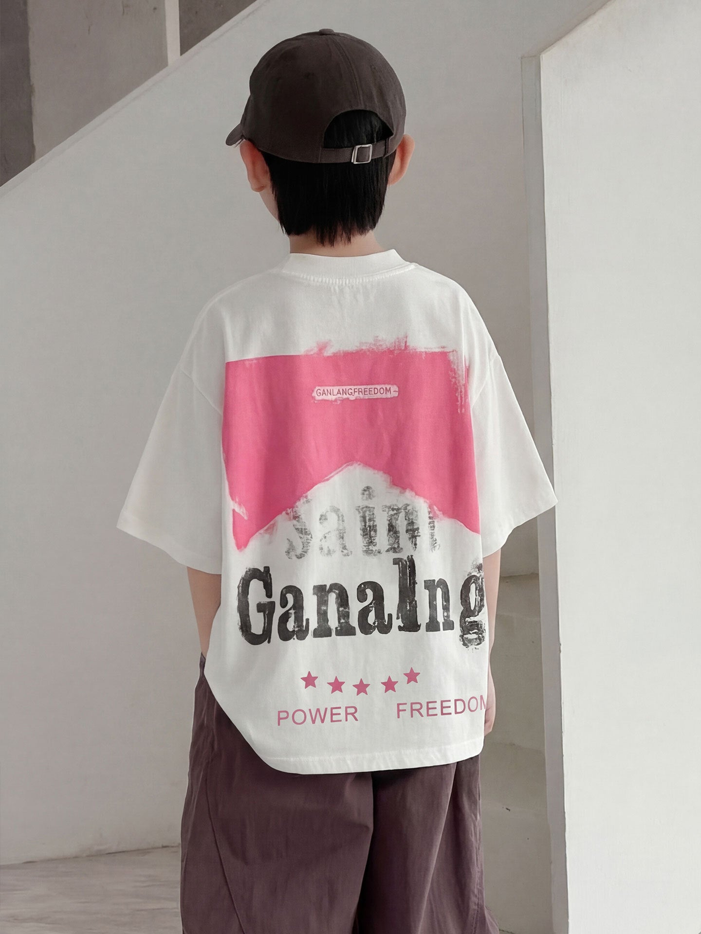 Children's Boy's Fashion Short Sleeve Summer Clothing Korean Style Top Half Children's T-shirt