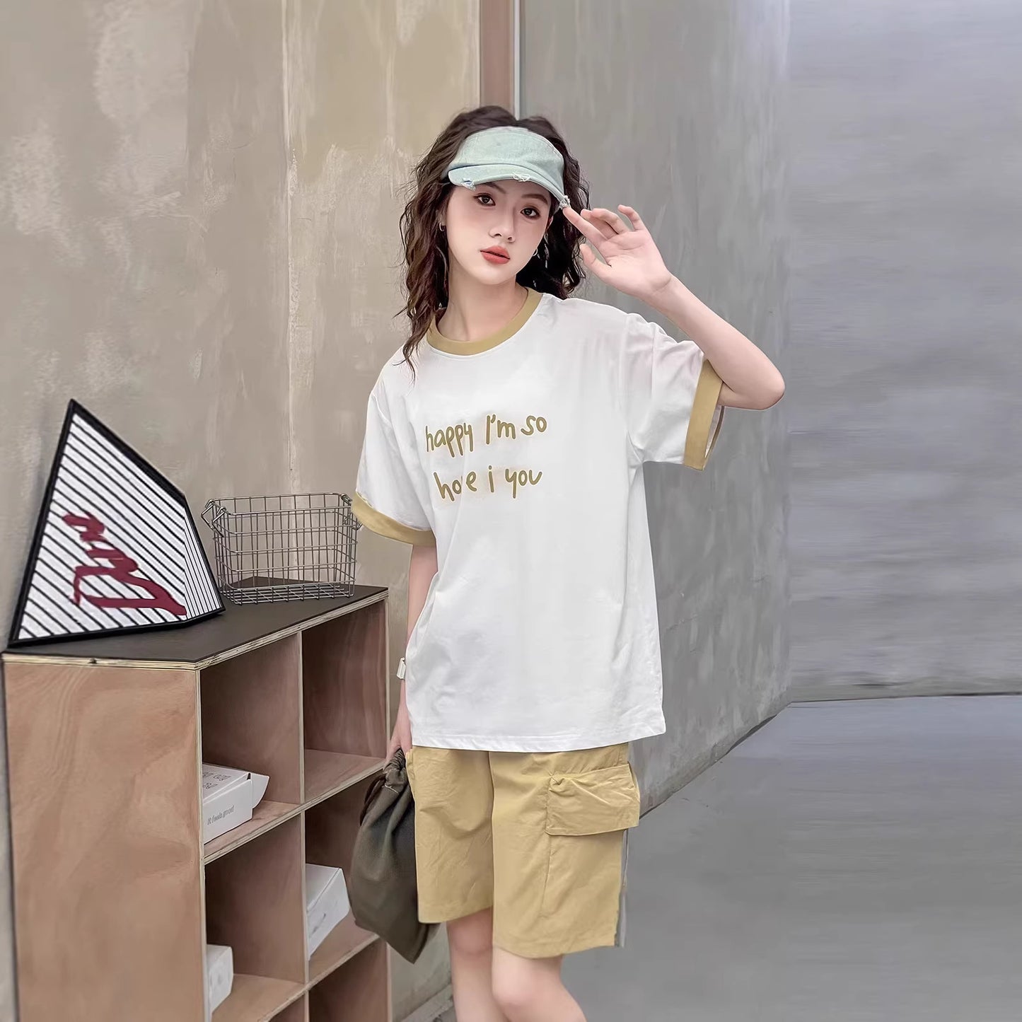 Children's Short-sleeved Middle Big Summer Loose Versatile Children's T-shirt