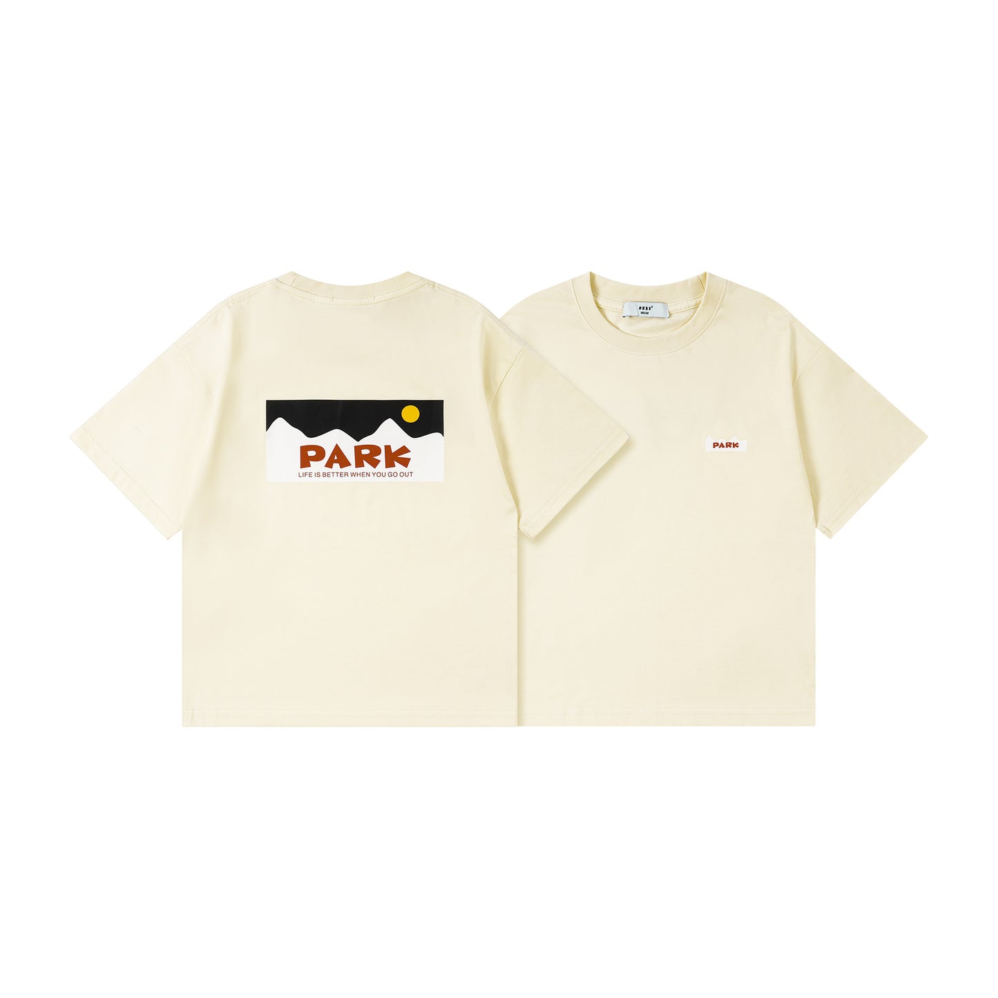 Children's Summer Thin Boys Retro Mountain Short Sleeve Medium Big Casual Children's T-shirt