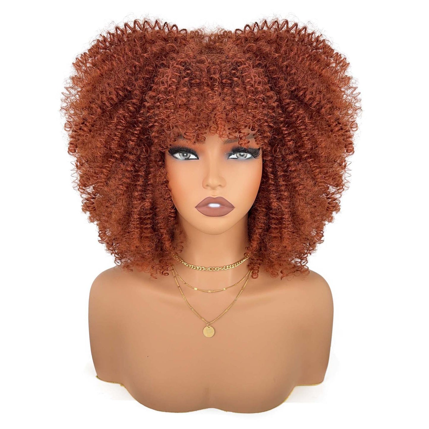 Women's Head Cover Afro Popular African Small Wig Short Curly Hair