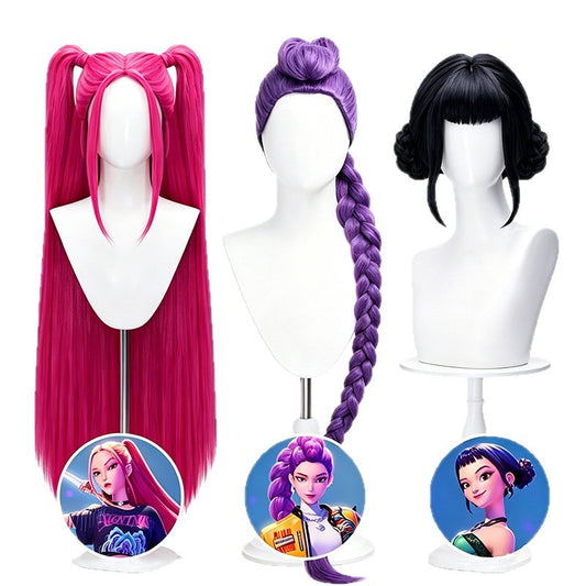 Anime Witch Hunting Group Female Modeling Long Straight Wig