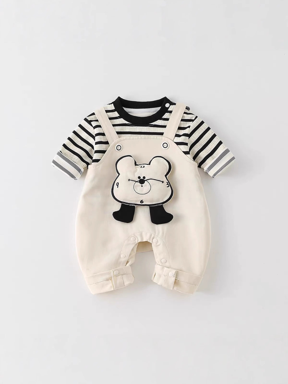Children's Clothes Handsome Long Sleeve Top Bib Children's Suit