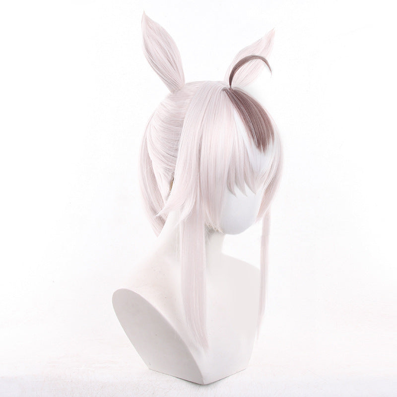 Lu Mao Cinderella Little Chestnut Hat One-piece Hair Tie With Cos Wig