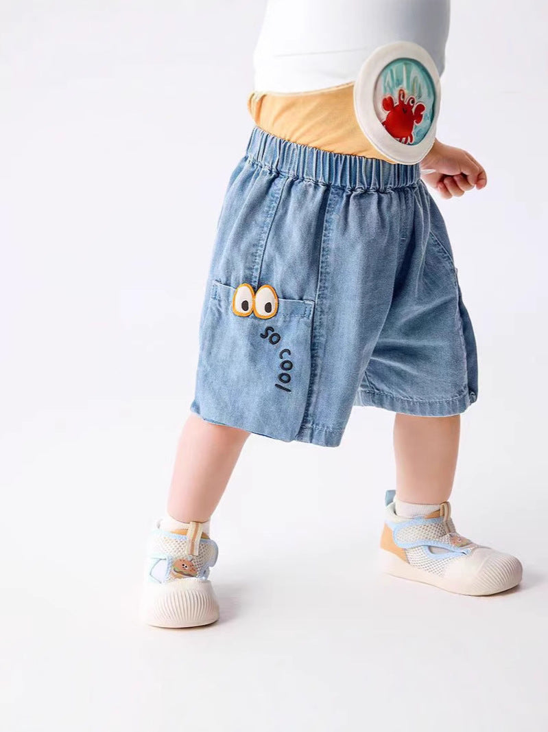 Children's Boy Summer Trendy Shorts Medium Large Children's Pants