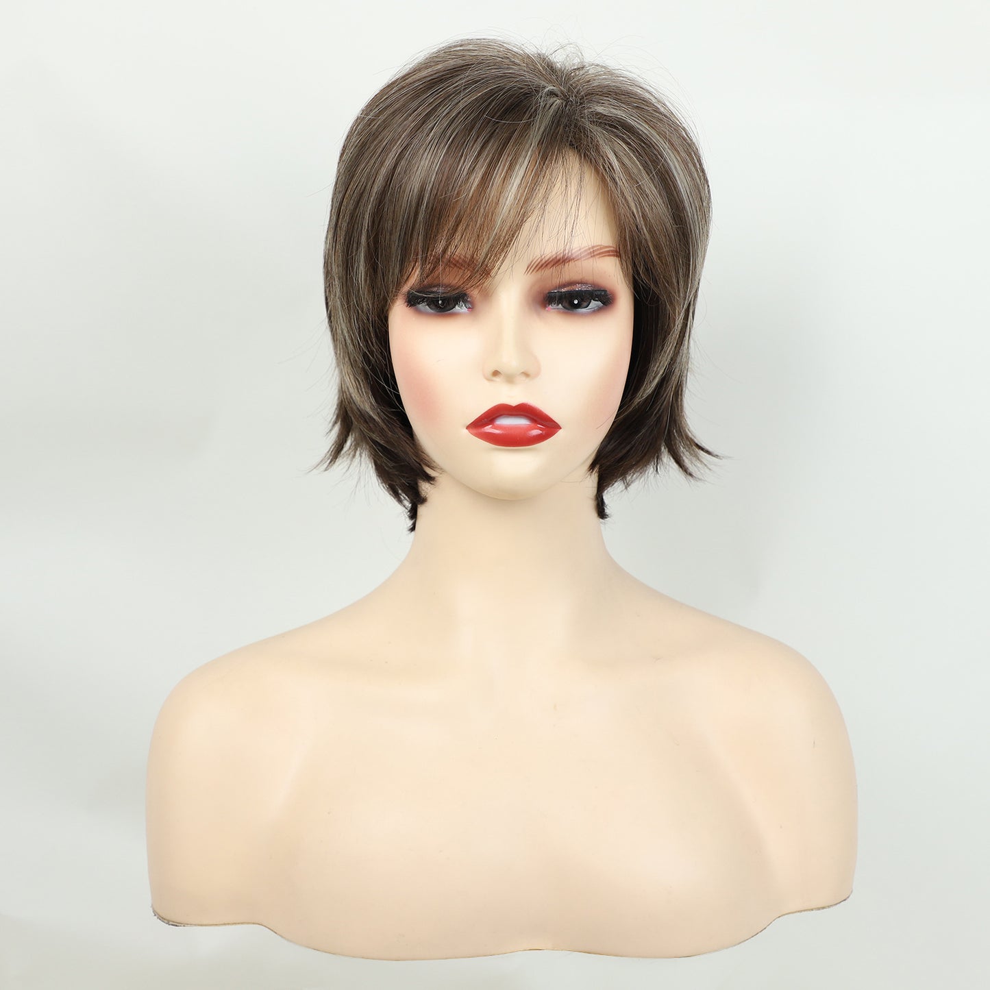 Trendy Women's Fiber Fashion Synthetic Wigs Wig Short Straight Hair