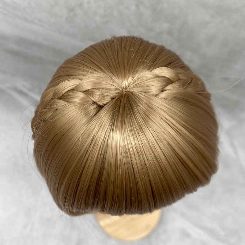 Blythe Soft Silk Bangs Head Style Plaits Cos Wig