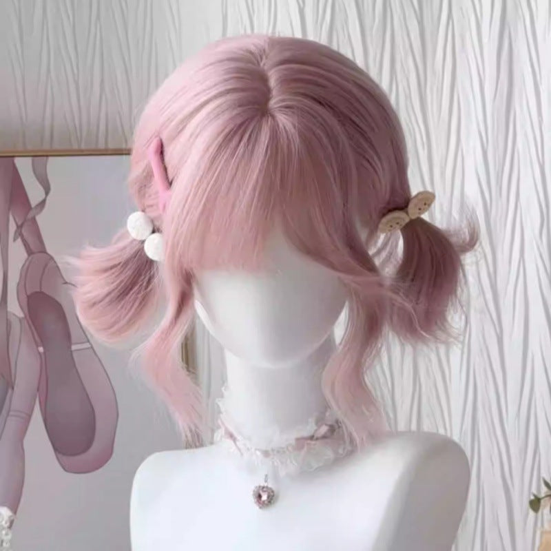 Women's Cute Daily Natural Fluffy Artificial Full Wig Short Curly Hair