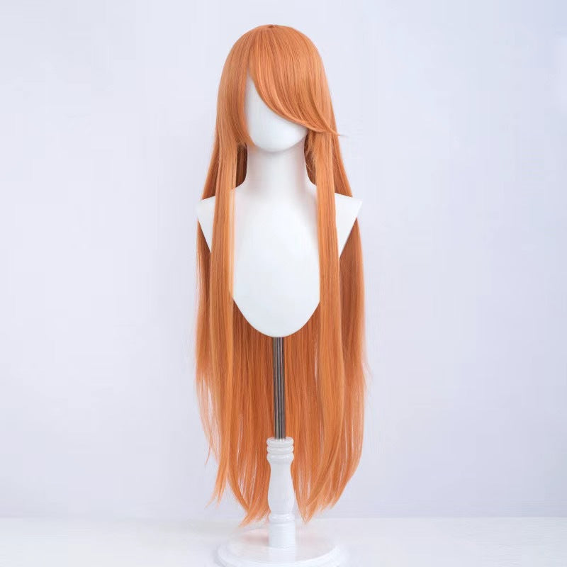 Silk Yi Universal Anime Style Air Bangs Long Straight Hair Cos Wig