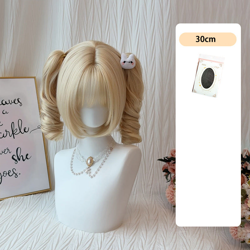 Dream Golden Roman Roll Grip Pairs Ponytail Cos Wig