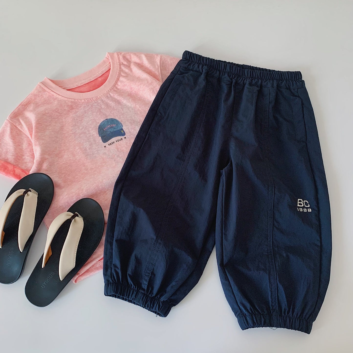 Children's Boy Summer Loose Casual Ankle Banded Handsome Trousers Children's Pants