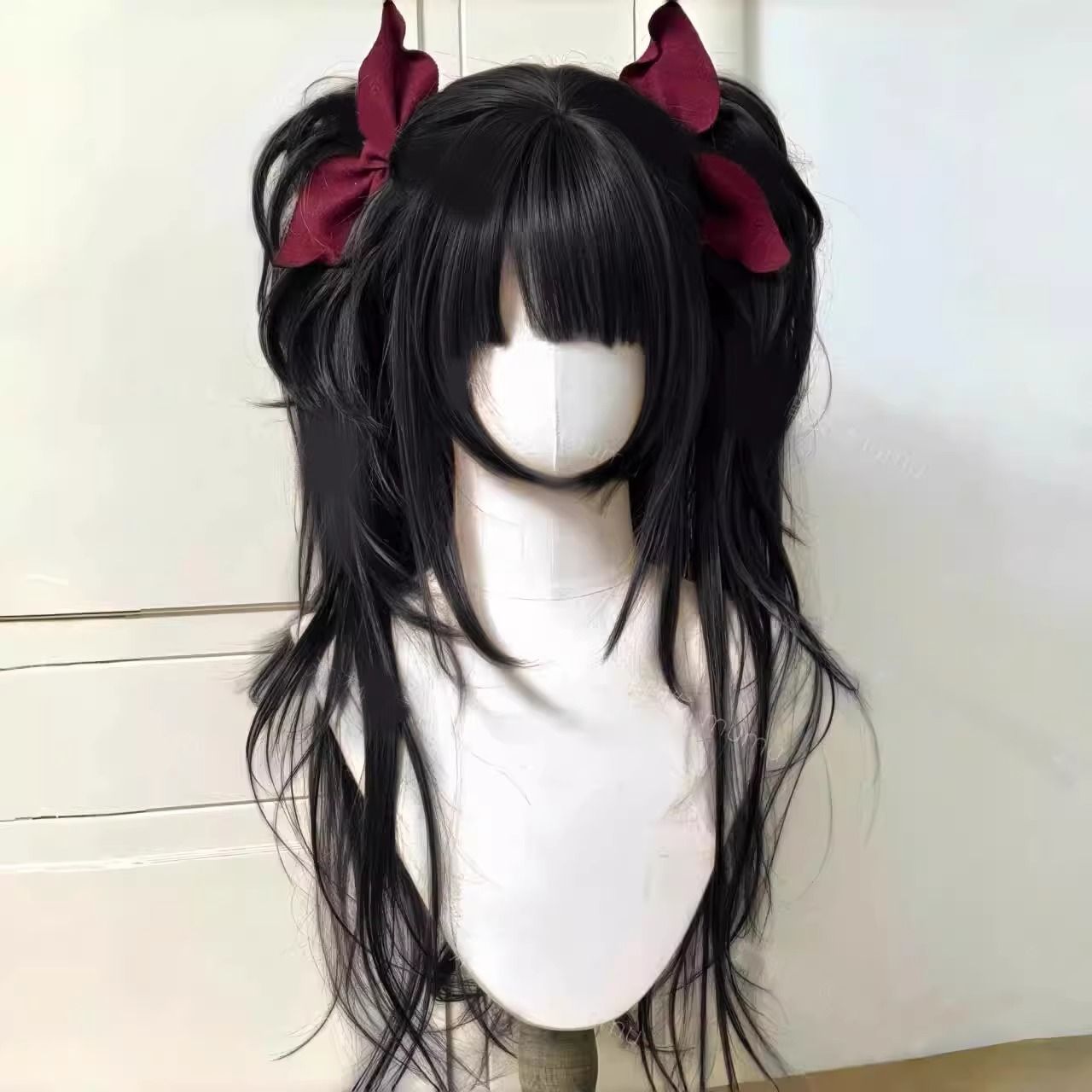 Level Ancient Early Sense Ji Series High Jaws Clamp Pairs Wig Long Curls
