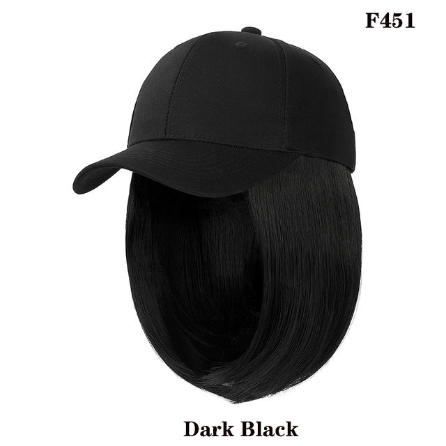 Women's Hat Short Hair One-piece Peaked Cap Summer Other Wig