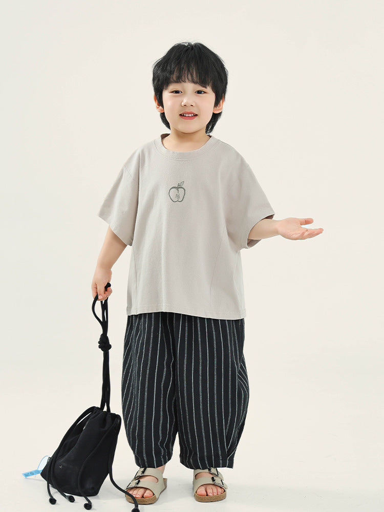 Children's Clothing Boy's Short-sleeved Summer Korean Loose Top Children's T-shirt