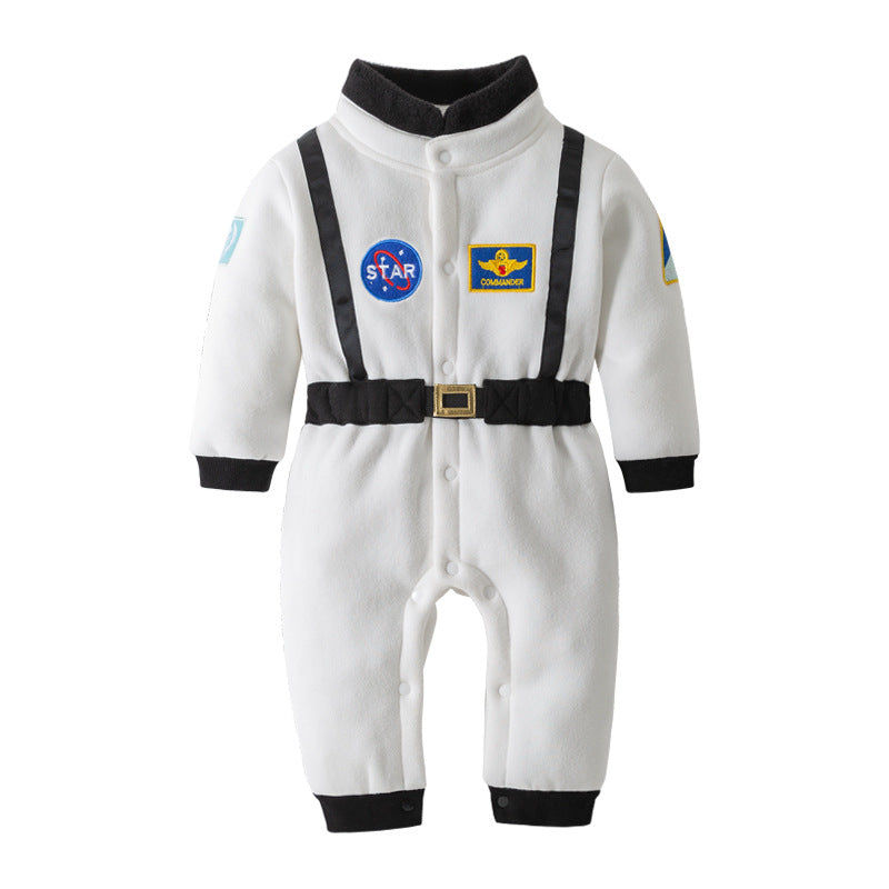 Men's Astronaut Clothing Space Long-sleeved Jumpsuit Holiday Star Jumpsuit, Climbing Suit