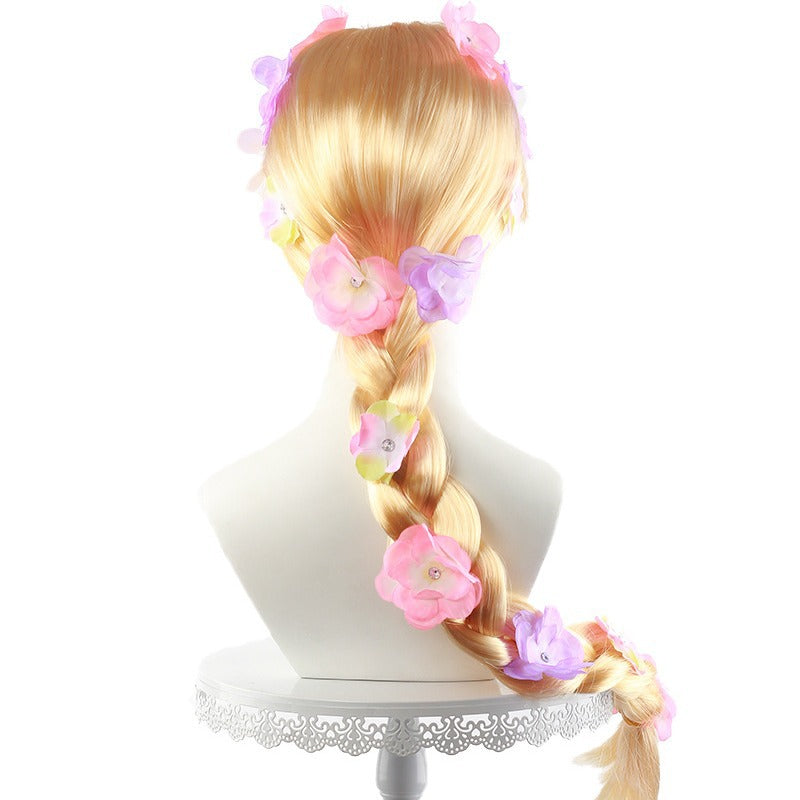 Hair Princess Big Braid Dress Up Role Cos Wig