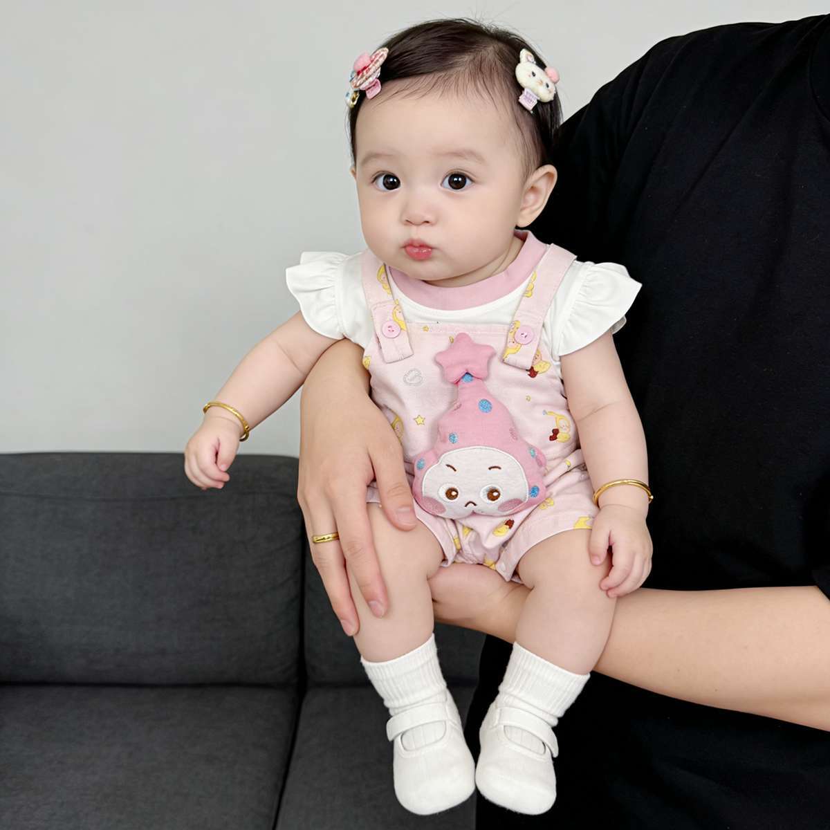 Children's Cute Fashion Cartoon Western Style Suspender Jumpsuit, Climbing Suit