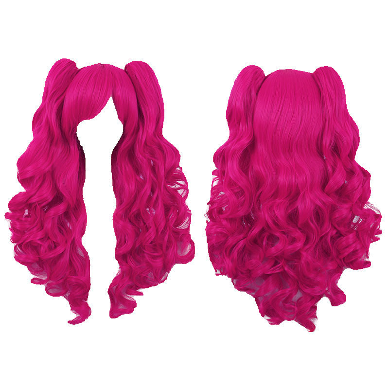 Anime Lolita Jaws Clamp Pair Ponytail Sheath Cos Wig