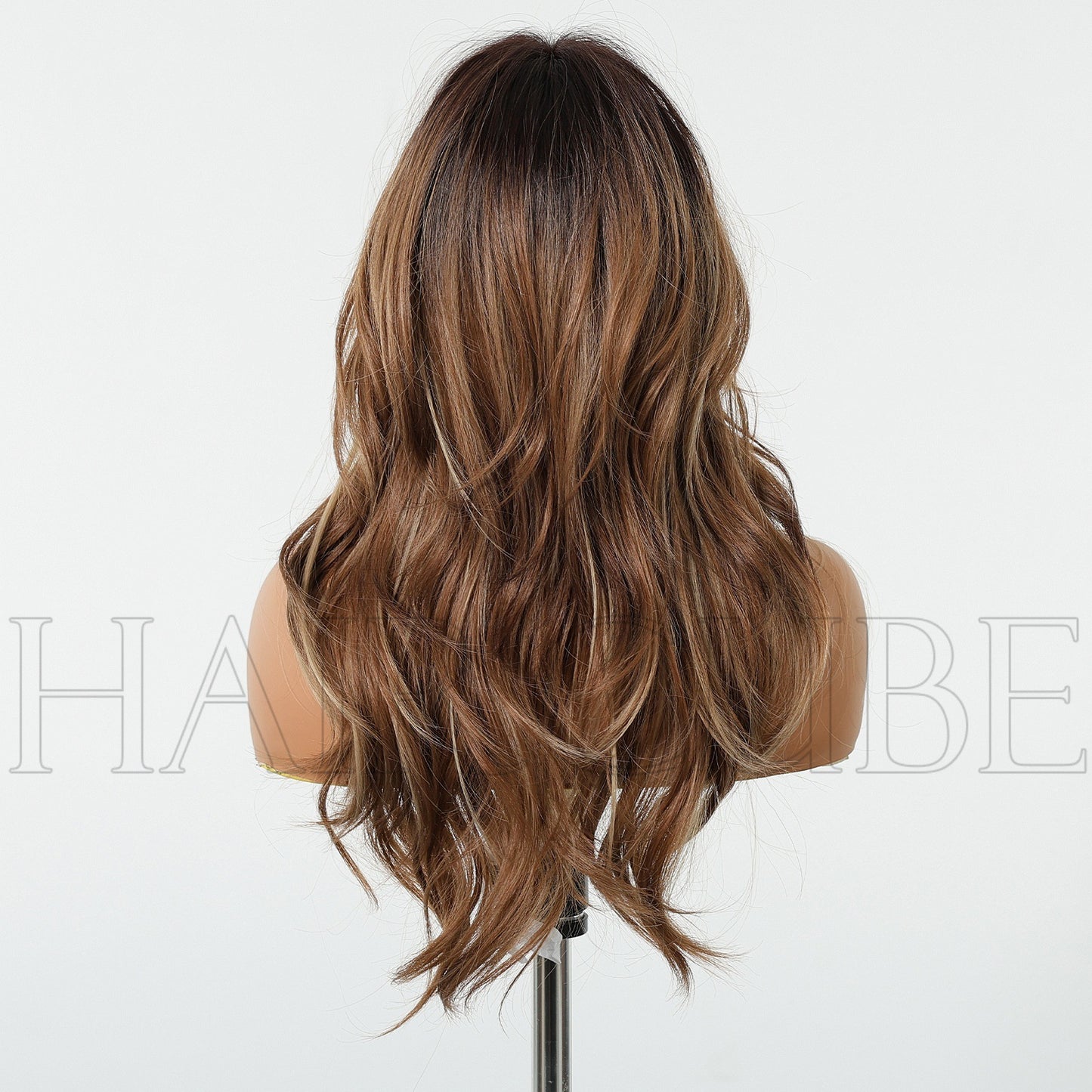 Hair Mechanism Chemical Fiber Natural Fashion High-level Curly Full Head Wig Long Curls