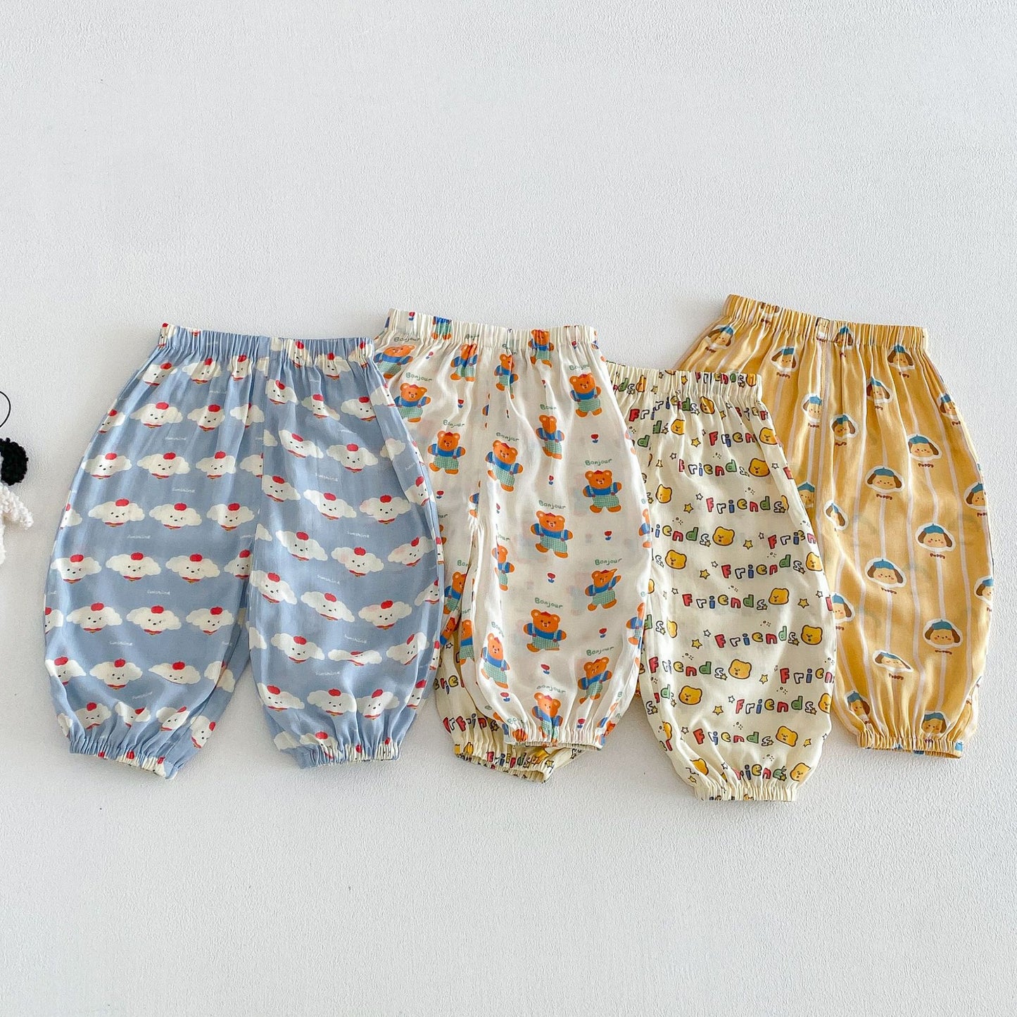 Children's Summer Boys Full Printed Cartoon Thin Children's Pants