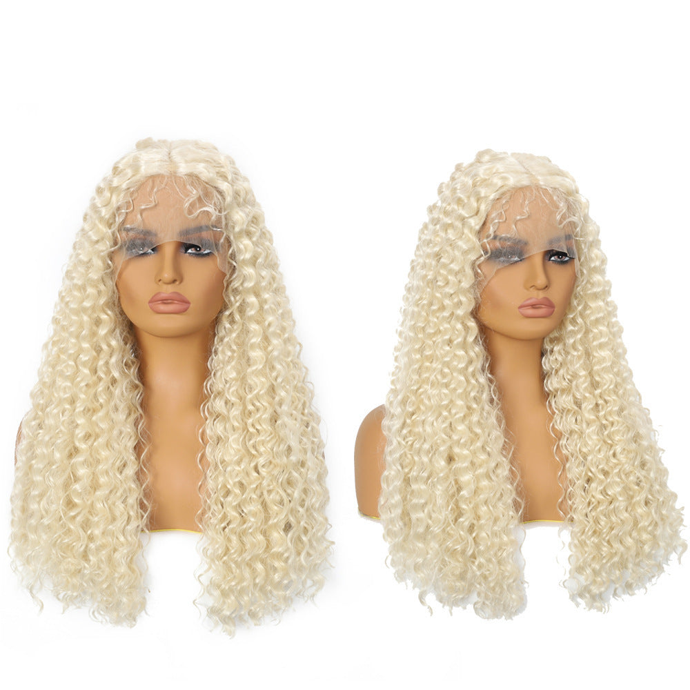 Women's African Small Curly U-shaped Fashion Fluffy Wound Tube Wigs With Wig Long Curls