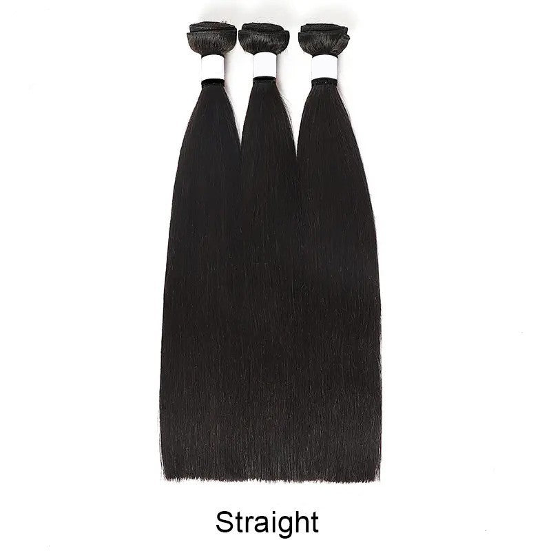 Slouchy Casual Straight Strip Human Wigs Real Hair Wig