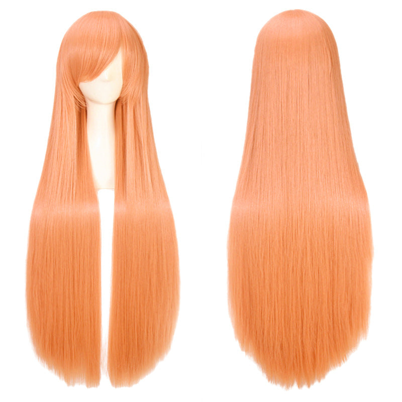 Classic Universal Color Hair Anime Fiber Long Straight Wig