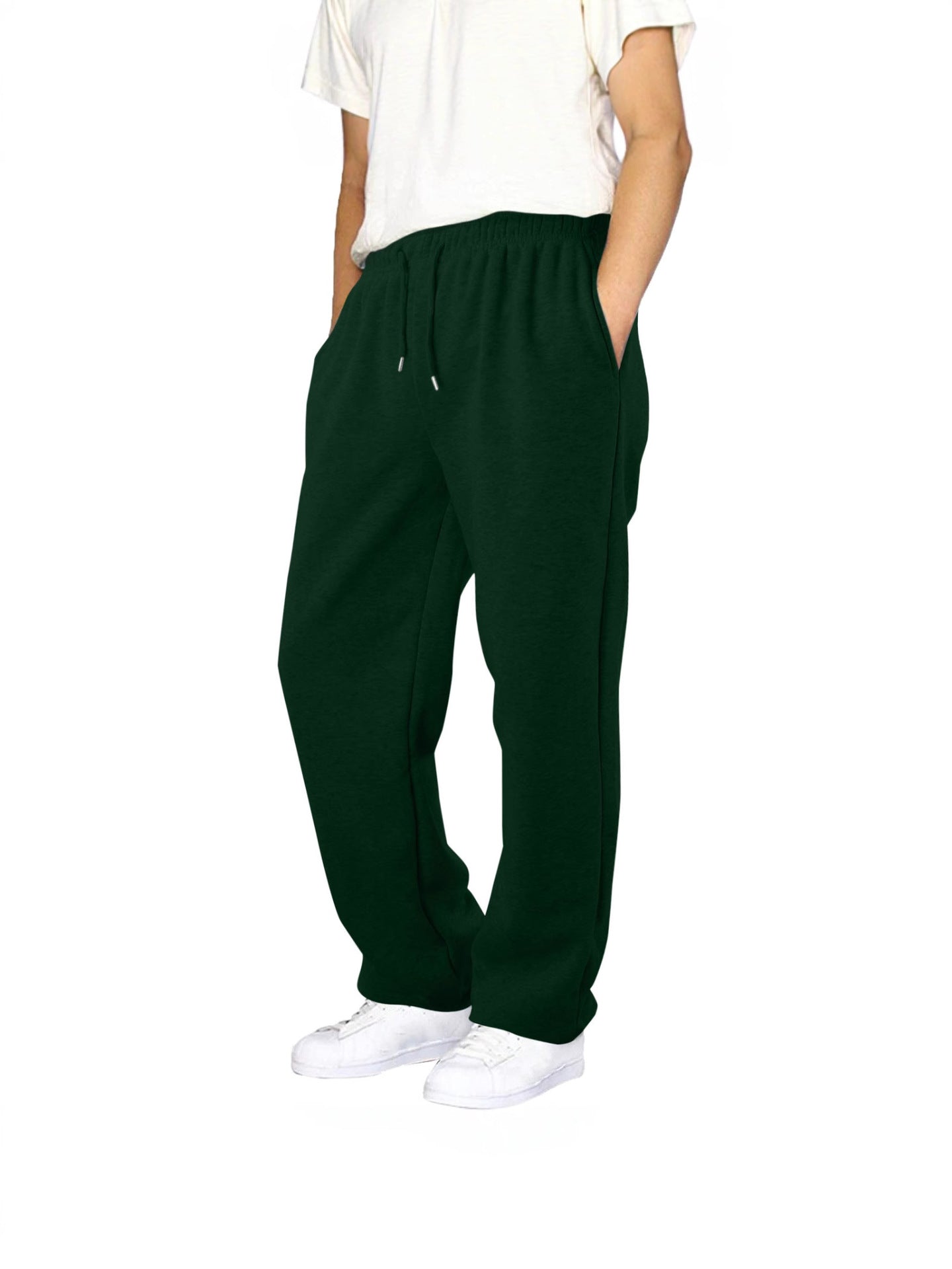 Children's Medium Big Elastic Waistband Drawstring Loose Wide Children's Pants