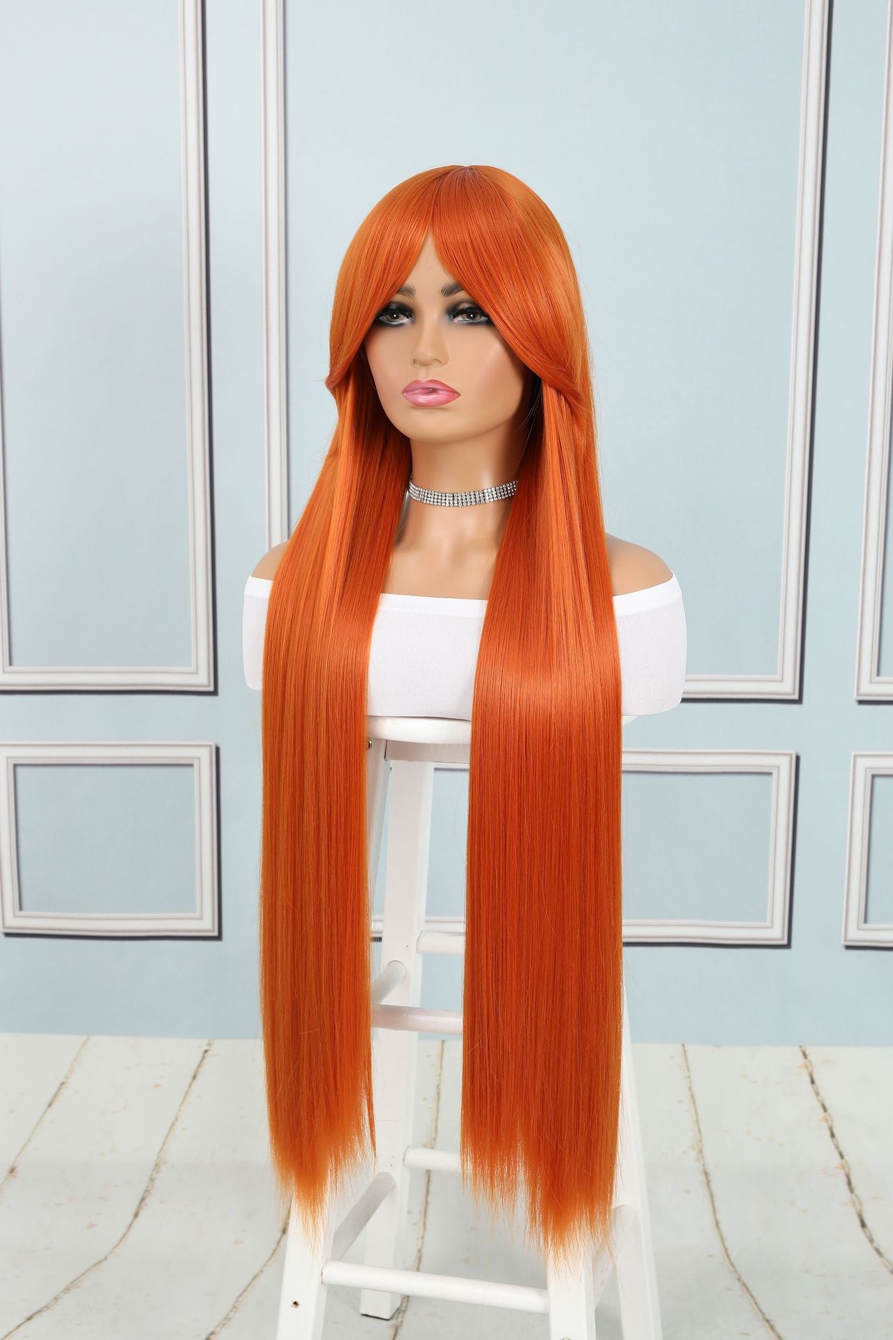 Universal Dress Up Colorful Long Straight Hair Cos Wig