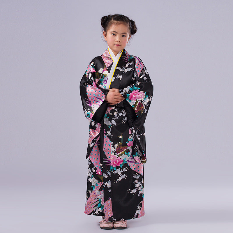 Women's & Children's Clothing Performance Printing Bathrobe Nightgown Primary Children's Suit