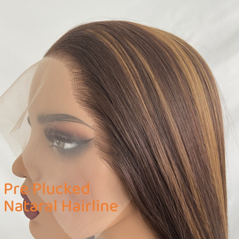 Front Lace Chemical Fiber Curly Hair Wig Long Curls