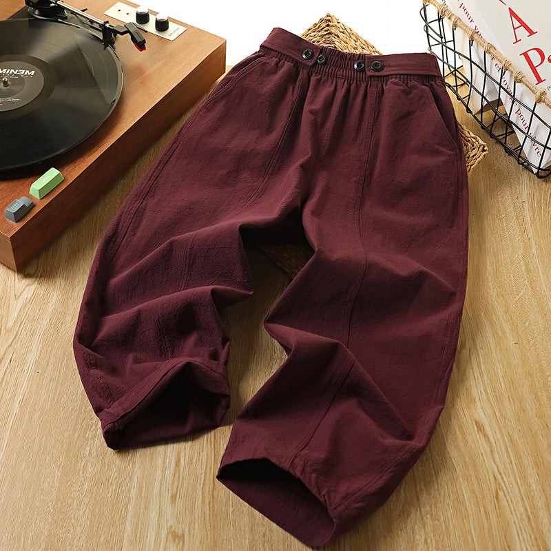 Children's Summer Thin Casual Breathable Anti Mosquito Medium Children's Pants