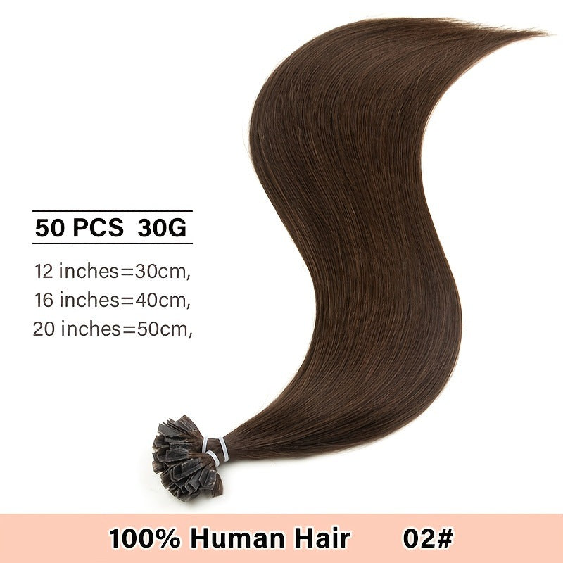 Human Extensions Wigs Pieces Extension Nail Real Hair Wig