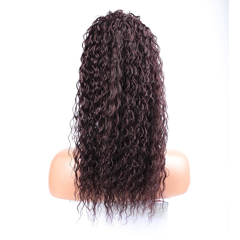 Wei Long Small Curly Hair Chemical Wig Ponytail