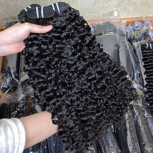Slouchy Versatile Casual Weft Human Vietnamese Real Hair Wig
