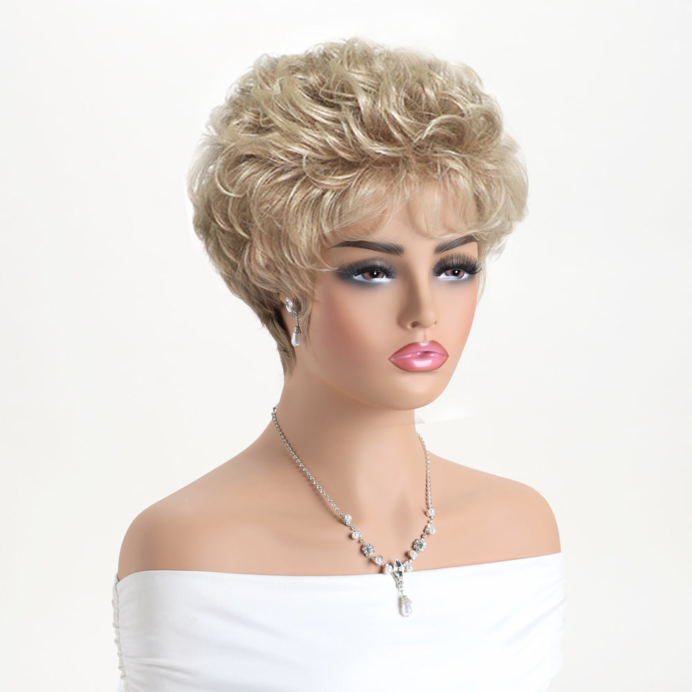 Unique Attractive Comfortable Creative Innovative Women's Wig Short Curly Hair