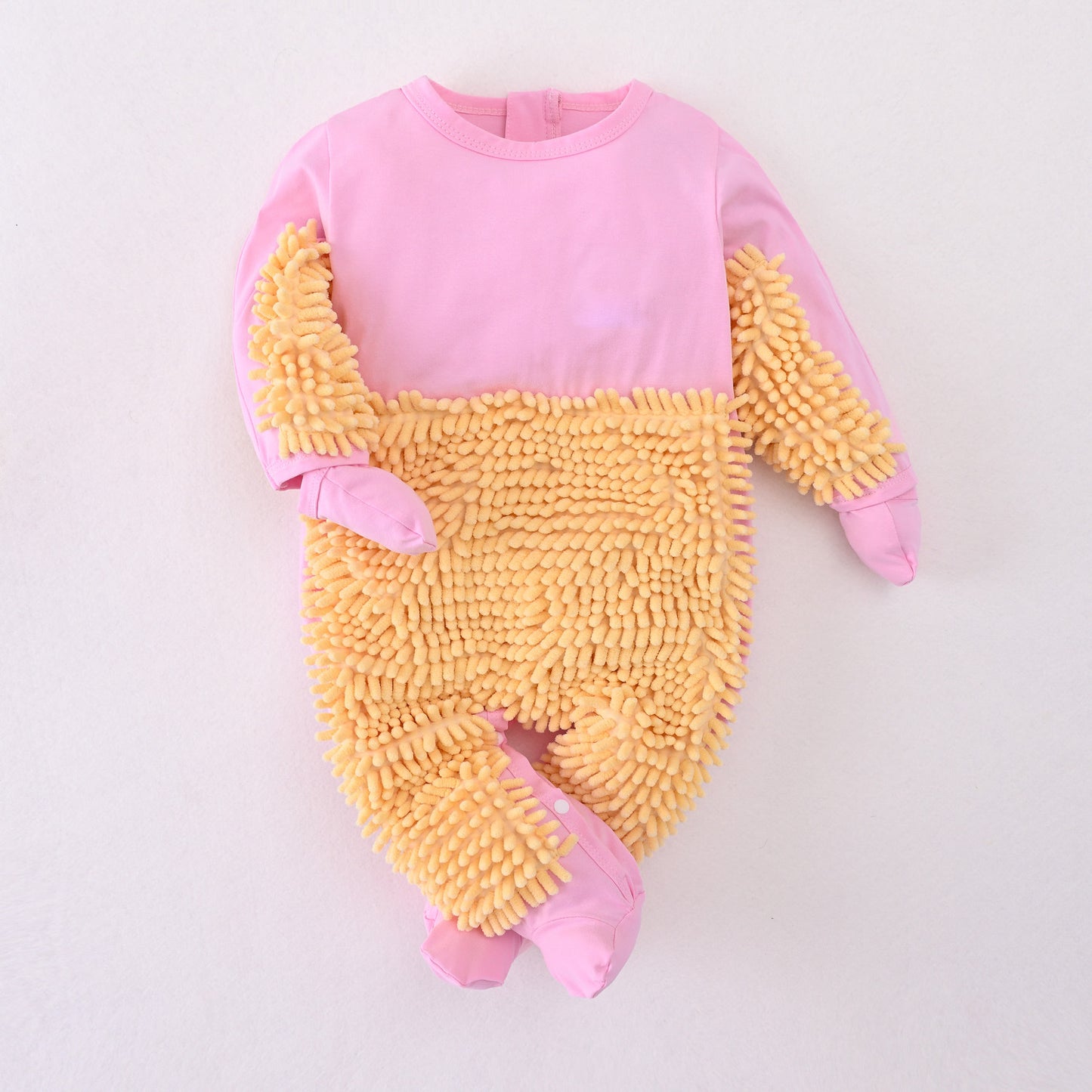 Mop Man Crawling Jumpsuit Zipper Overclothes Jumpsuit, Climbing Suit