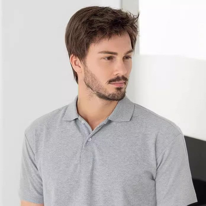 Men's Short Hair Fluffy Fiber Chemical Men's Wig