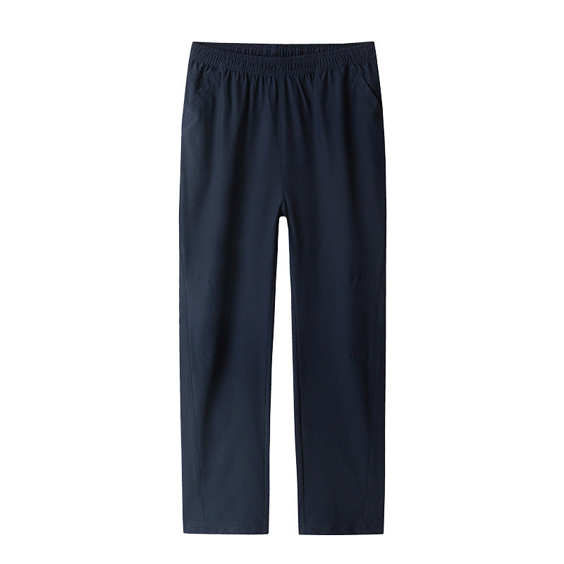 Women's & Children's Ice Silk Sports Navy Blue Summer Khaki For Older Children's Pants