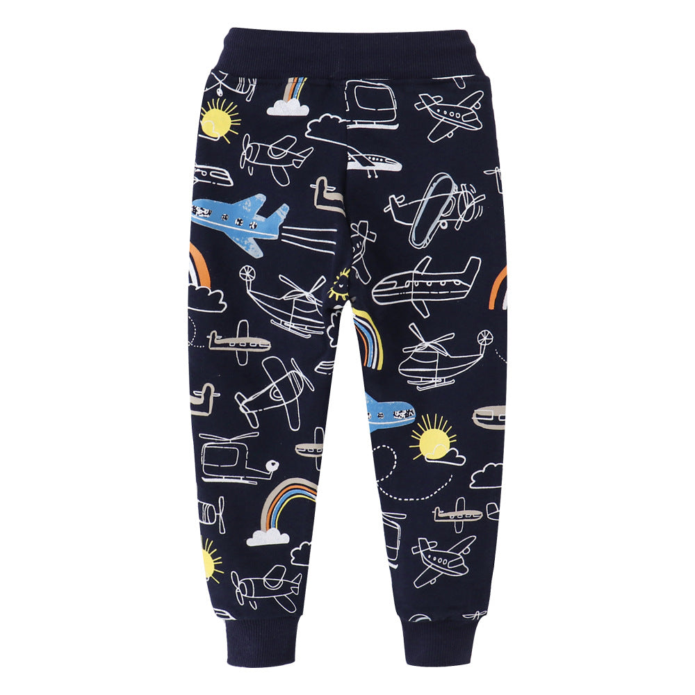 Versatile Children's Boys Cotton Terry Trousers Children's Pants