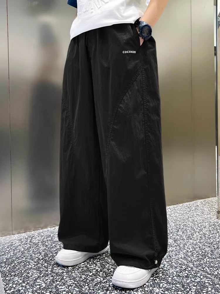 Baggy Summer Thin Straight Casual Sports Trousers For Children's Pants