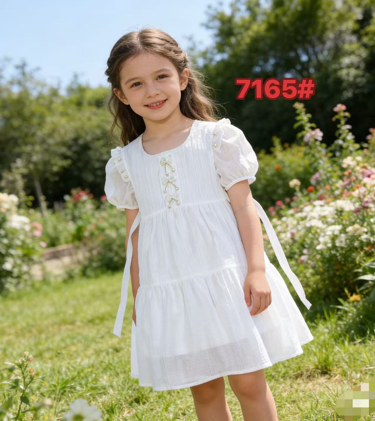 Yunnan White Body Summer Princess Clothing Children's Dress