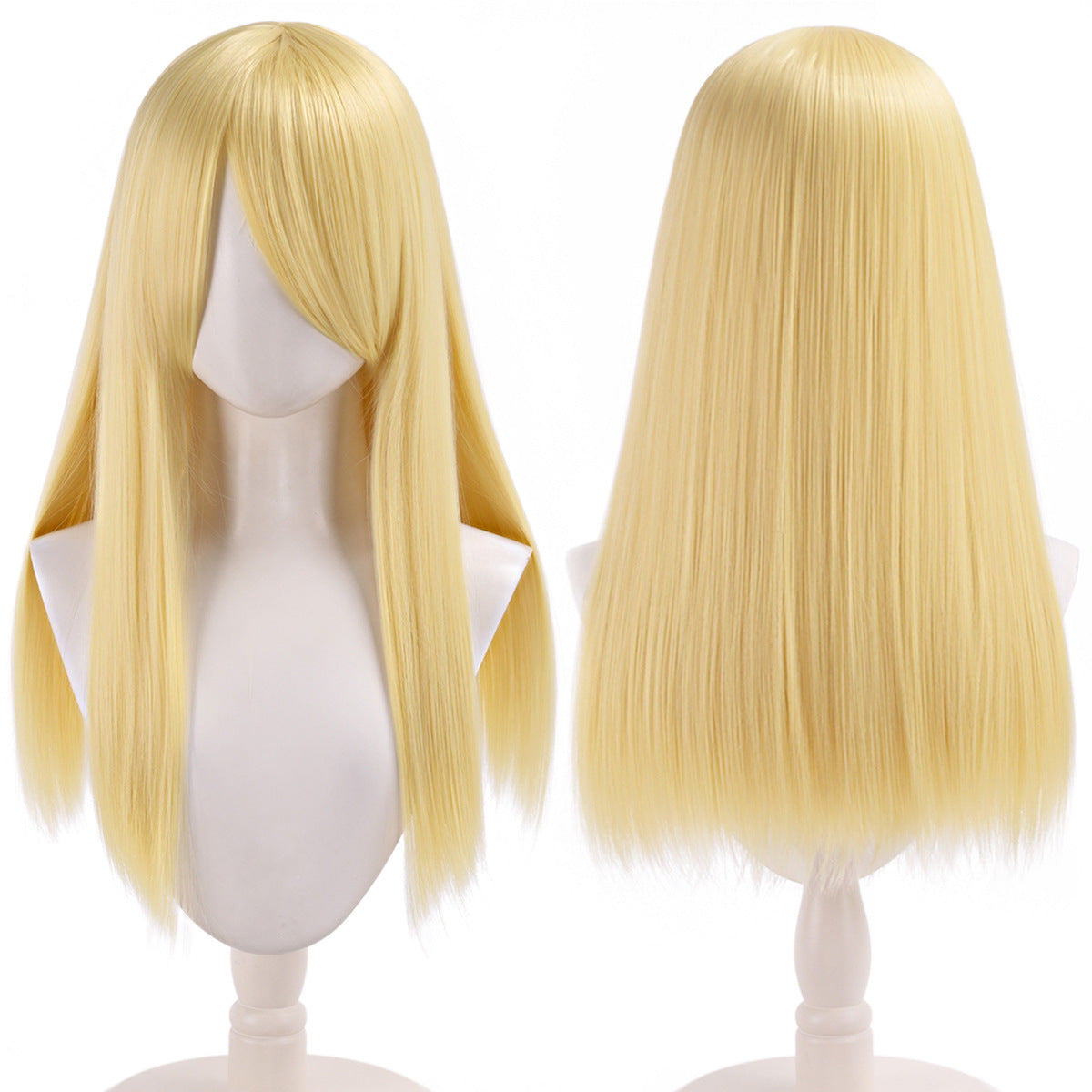 Lord Anime Fiber Rose Color Thickened Long Straight Hair Cos Wig