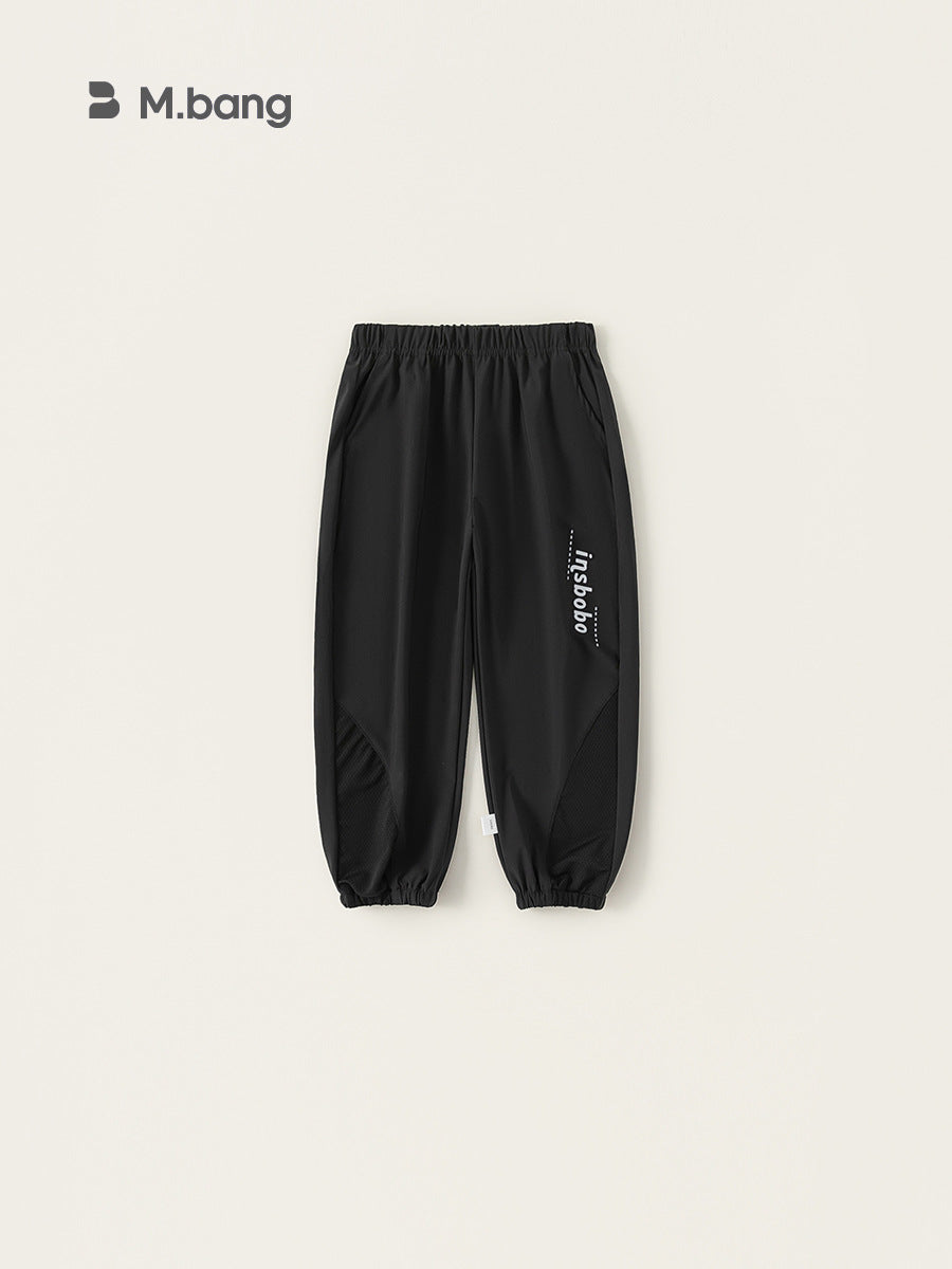 Children's Boys Casual Summer Letter Printing Stitching Anti Children's Pants