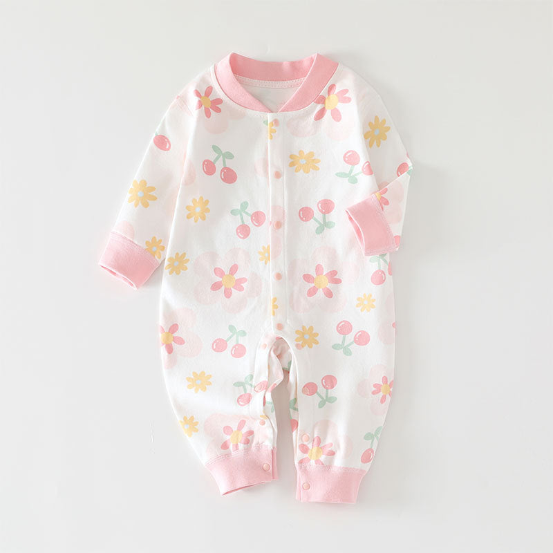 Class Clothes For Babies Cotton Boneless Long Jumpsuit, Climbing Suit