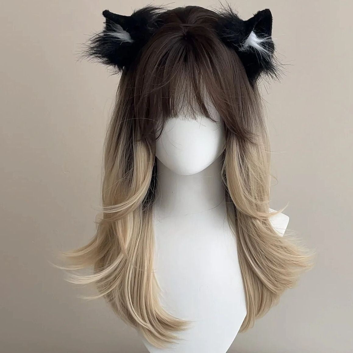 Female Summer Gradient Explosion Top Paris Painting Other Wig