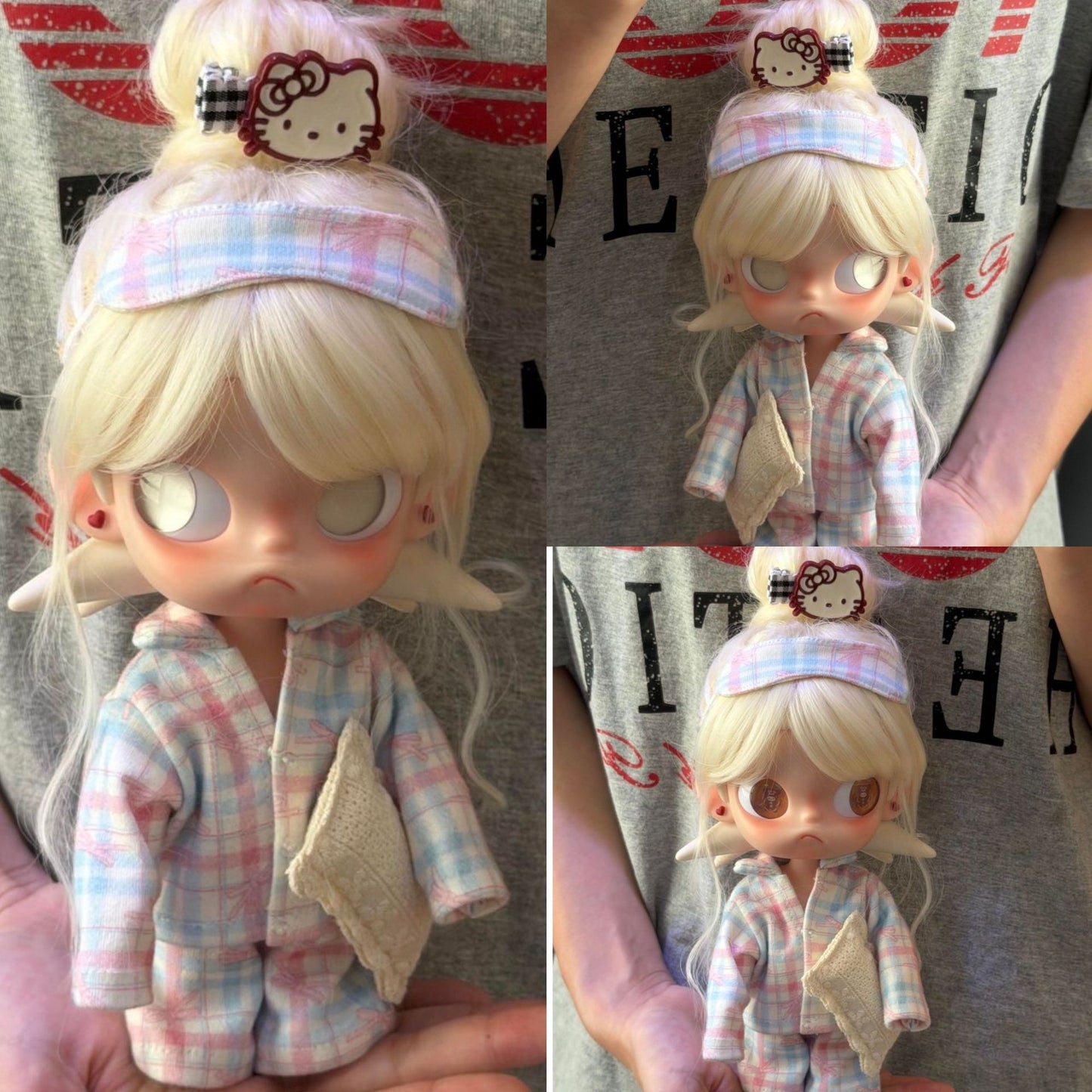 Yearning Doll Light Golden Bangs Water Ripples Other Wig