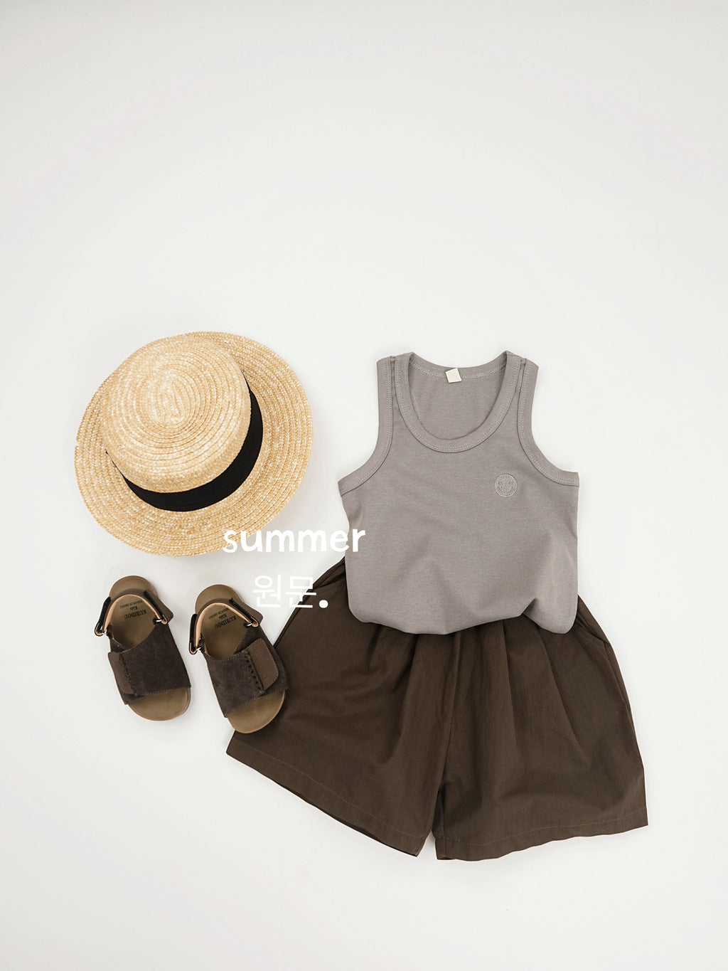 Children's Korean Style Clothing Summer Shorts Cropped Retro Fashionable Soft Children's Pants
