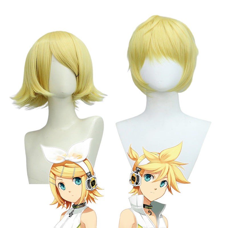Mirror Tone Twin Bell Sister Even Cos Wig