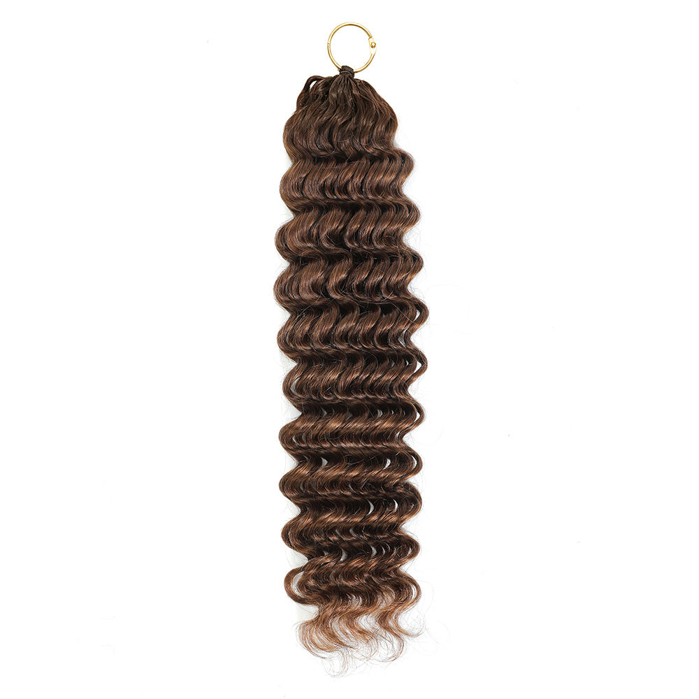 Comfortable Human Crochet Knitting Feather Extension Real Hair Wig